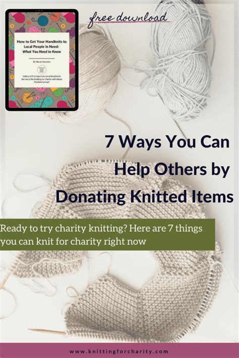 knitting for charity patterns|7 Ways You Can Help Others by Donating Knitted Items.